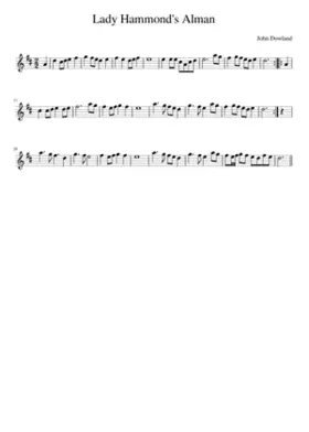 Lady Hammond's Alman