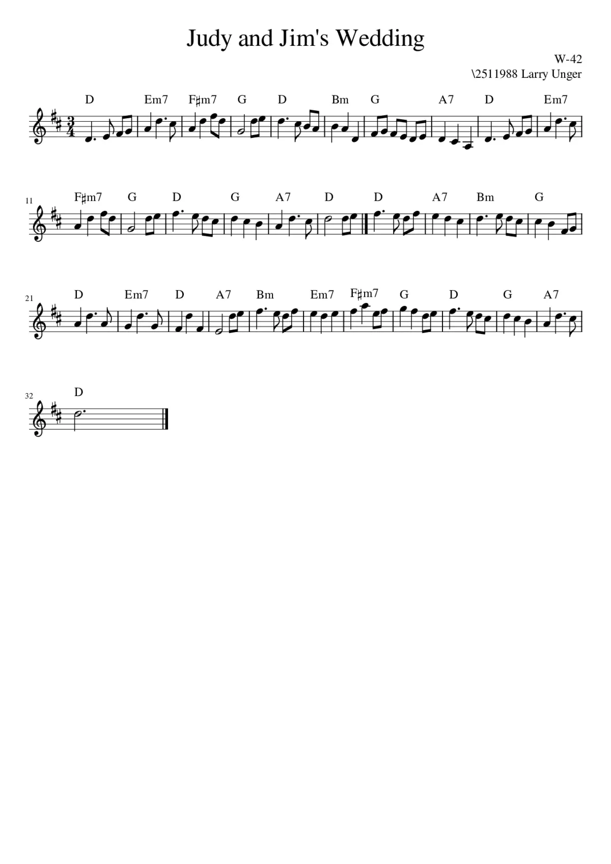 Judy and Jim's Wedding - Page 1