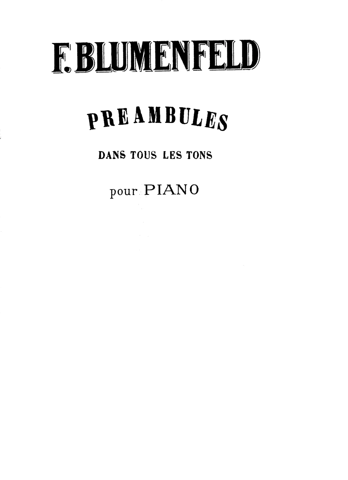 24 Préludes pour piano - Page 1