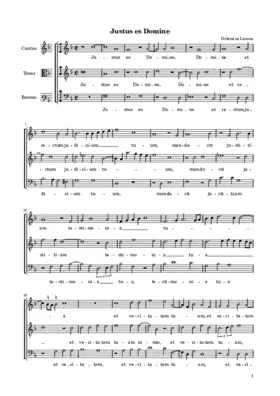 Justus es Domine