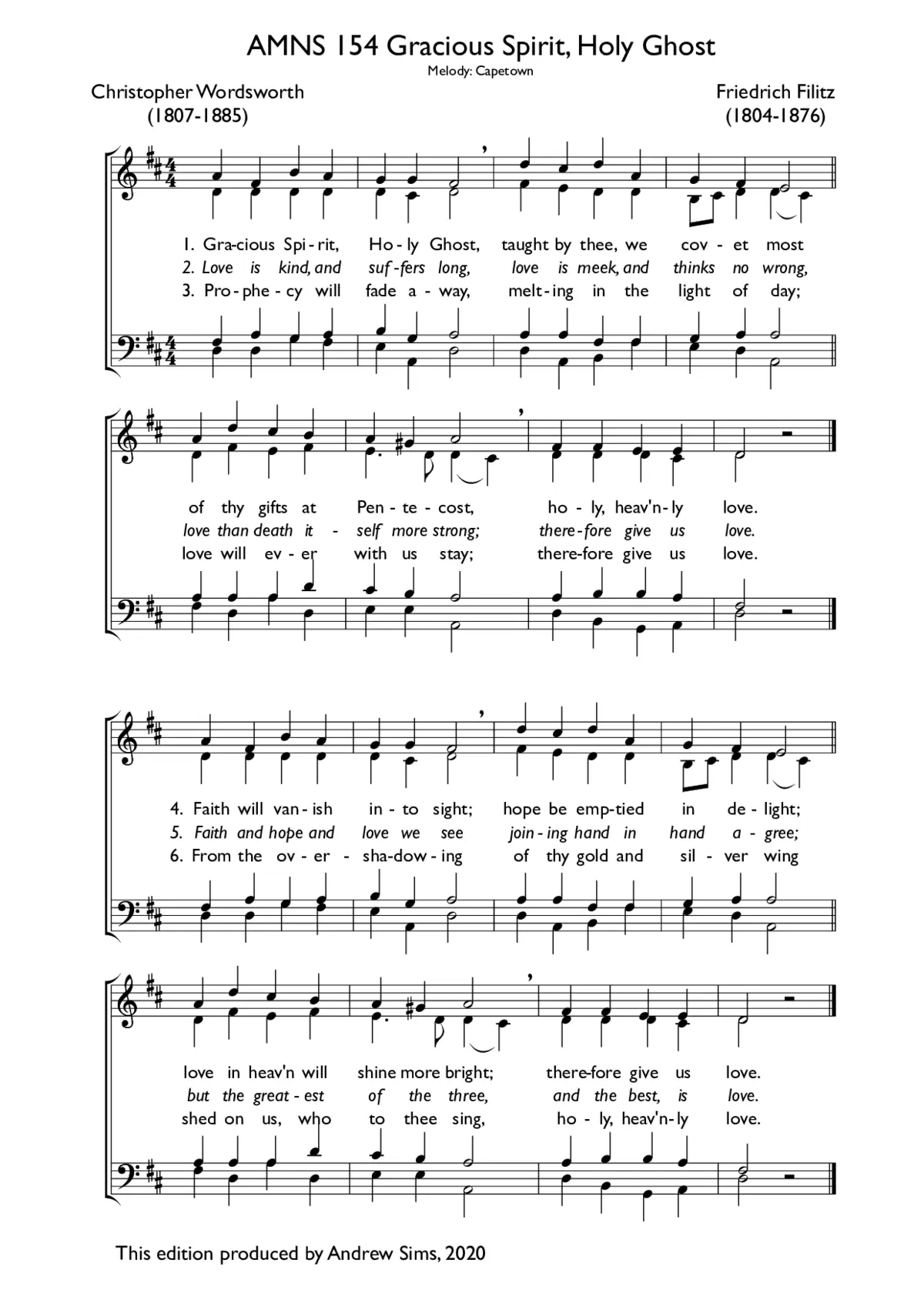 Gracious Spirit, Holy Ghost - Page 1