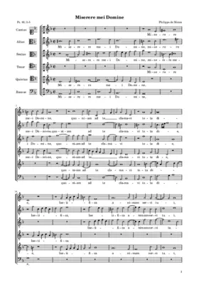 Miserere mei Domine a 6