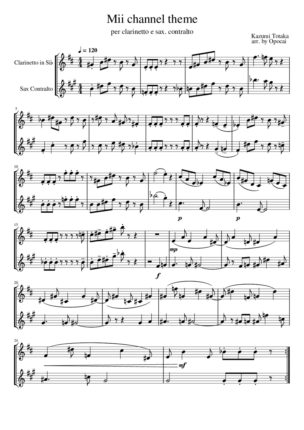 kazumi totaka - totakas song - Page 1