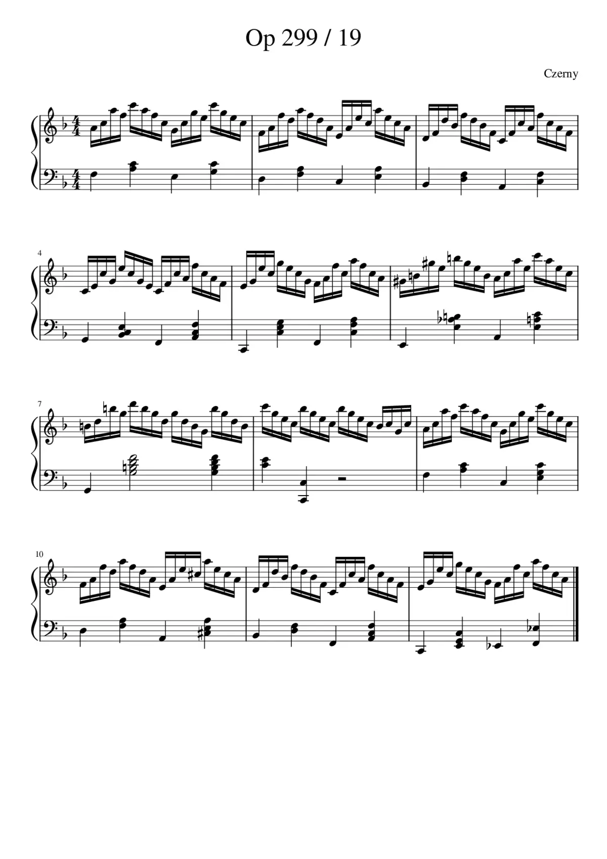 The School of Velocity Op.299 - Page 1