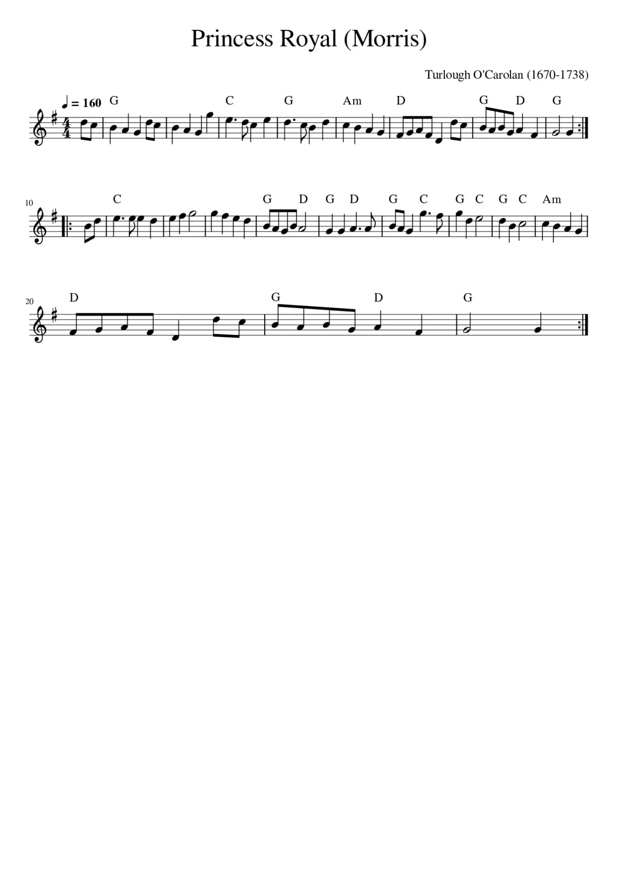 Princess Royal (Morris) - Page 1