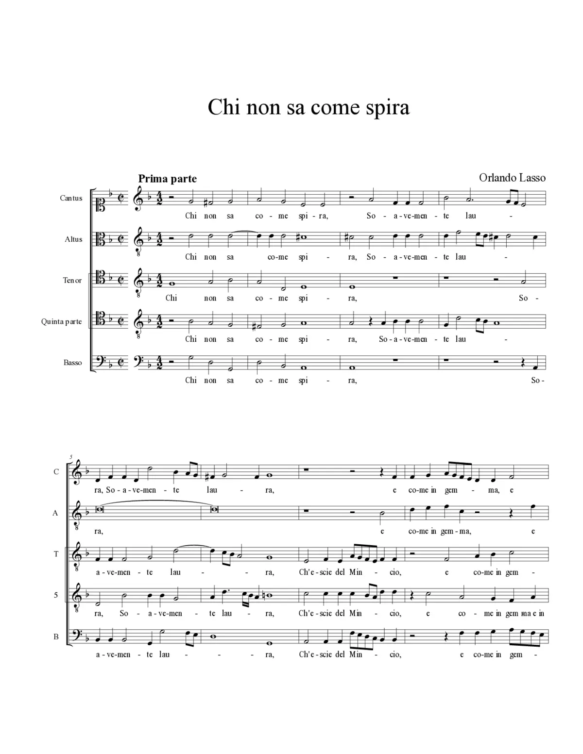 Chi non sa come spira - Page 1