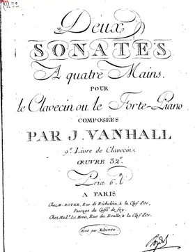 2 Sonatas for Keyboard 4-Hands