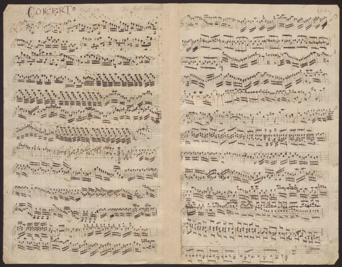 Violin Concerto in A minor - Page 1