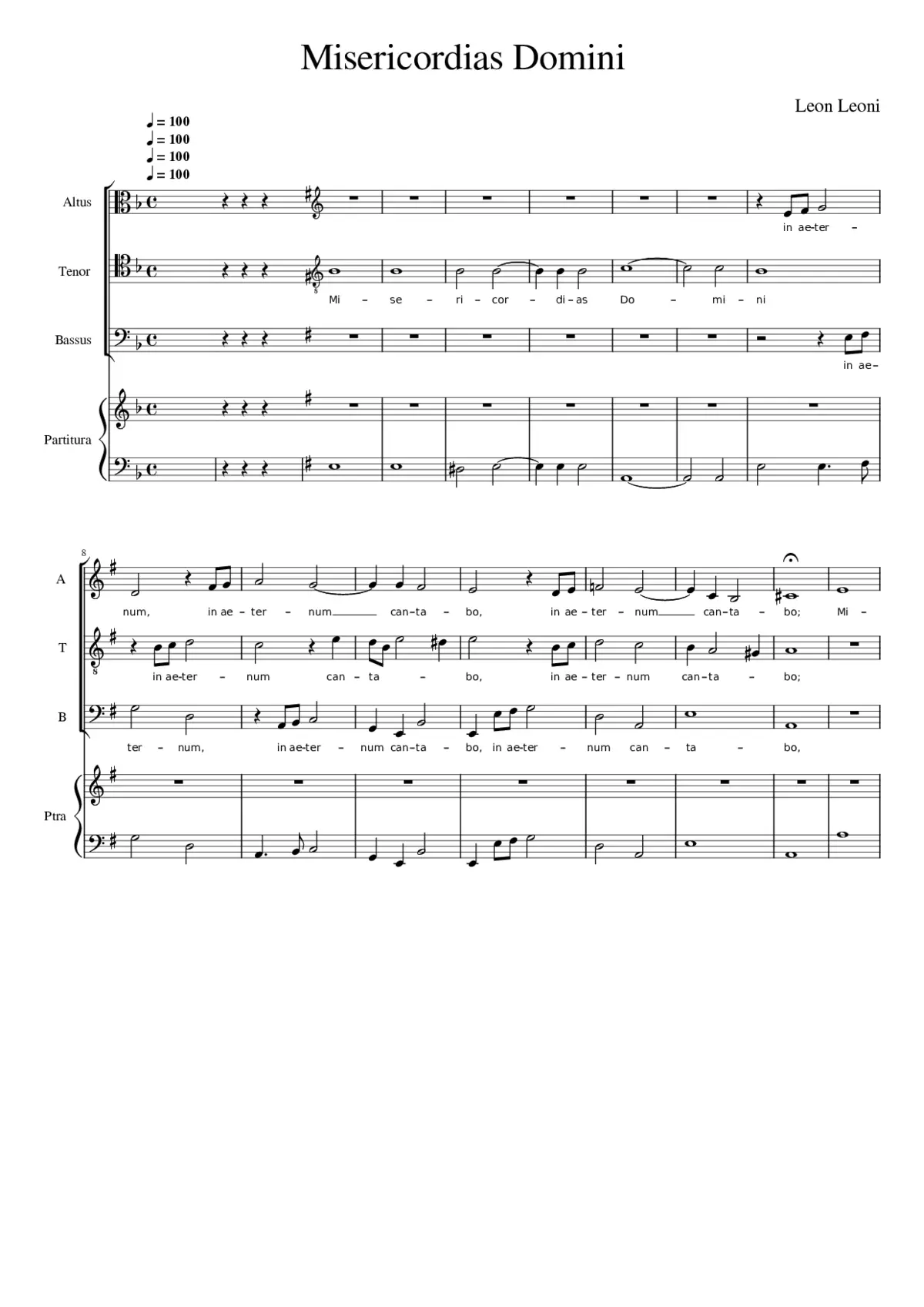 Misericordias Domini - Page 1