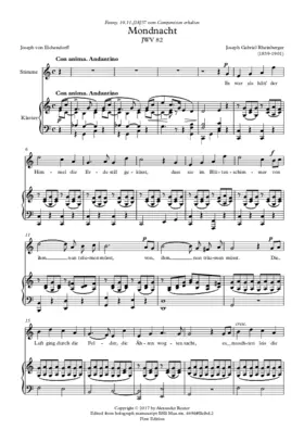 Mondnacht, JWV 82