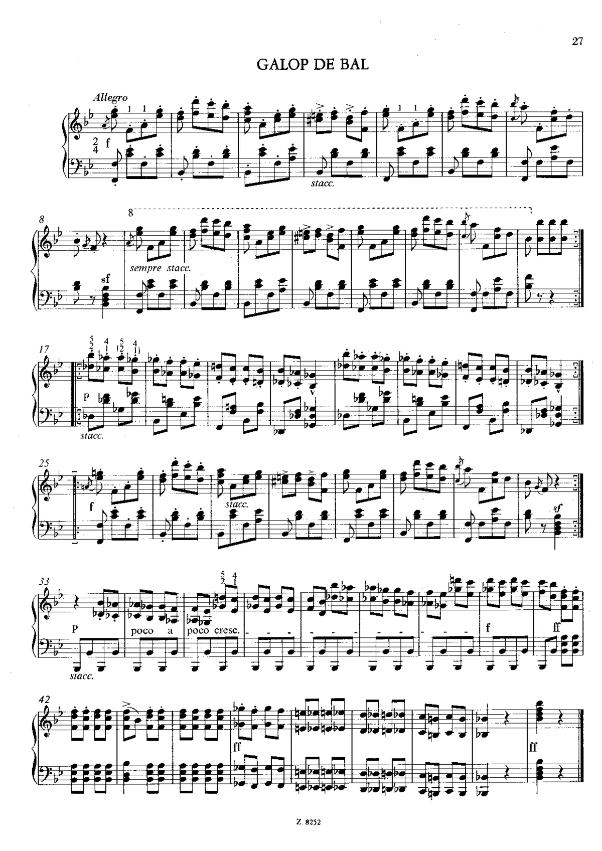 Galop de bal - Page 1
