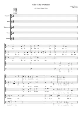 Ardo sì ma non t'amo