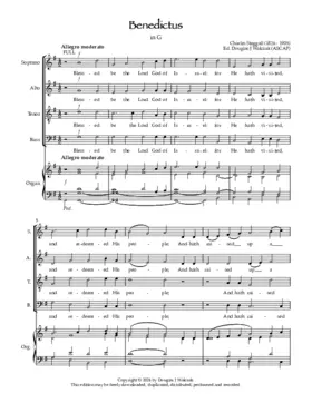 Benedictus in G