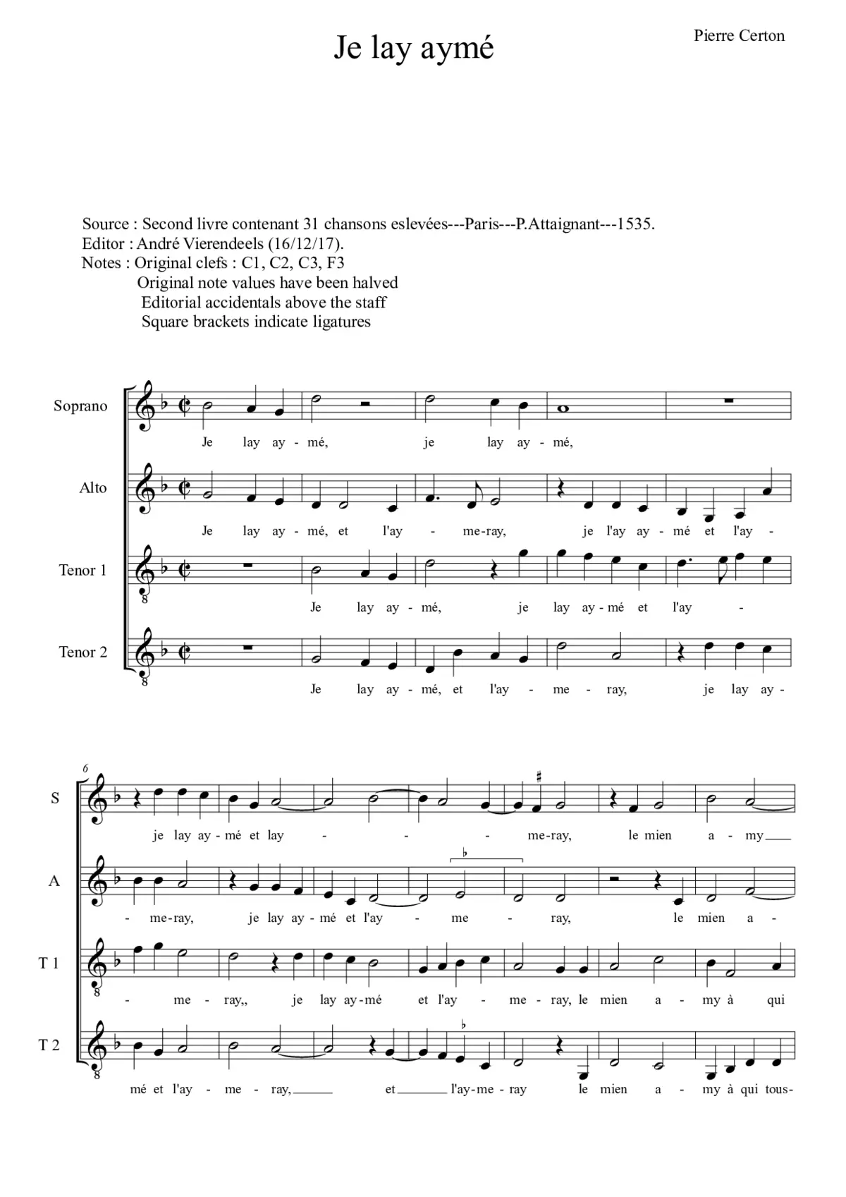 Je lay aymé - Page 1