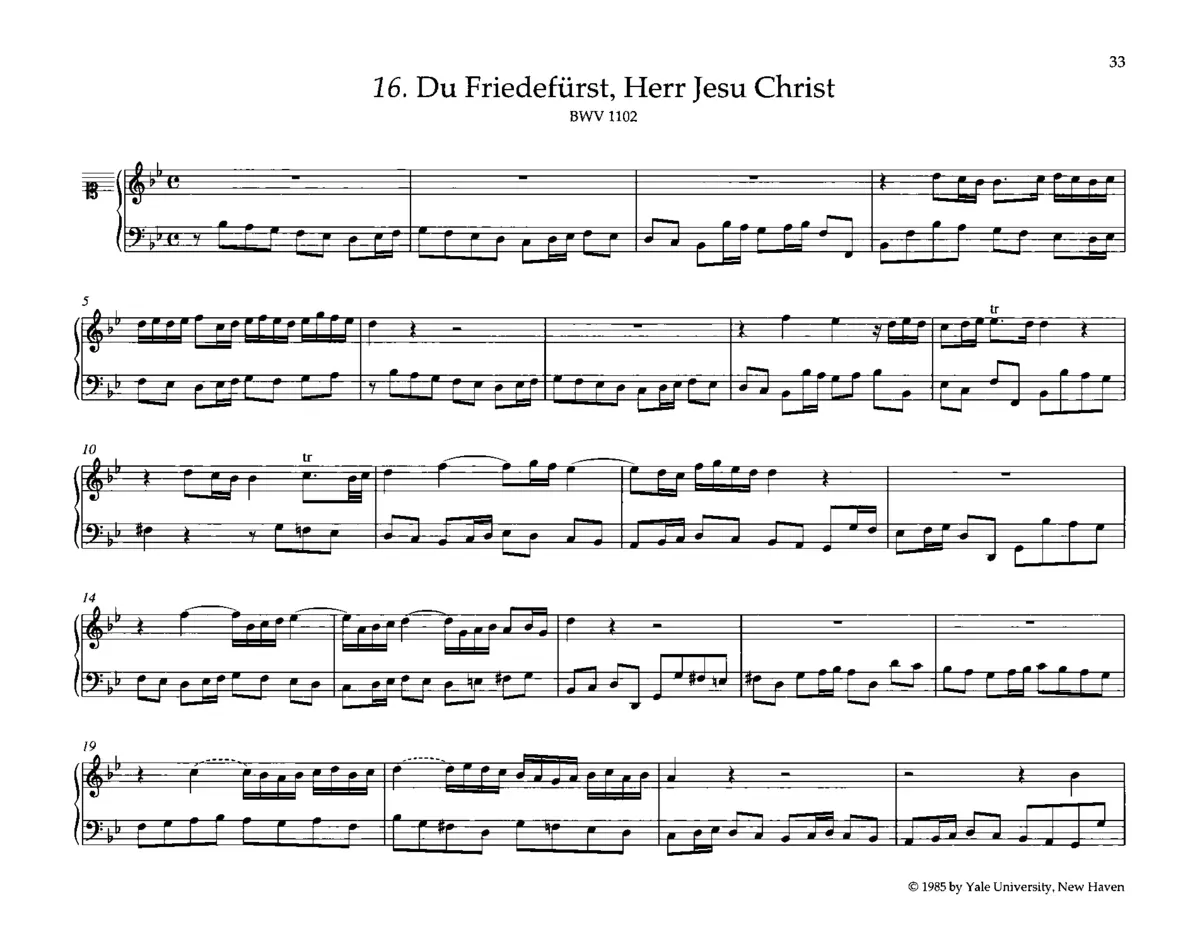 Du Friedefürst, Herr Jesu Christ - Page 1