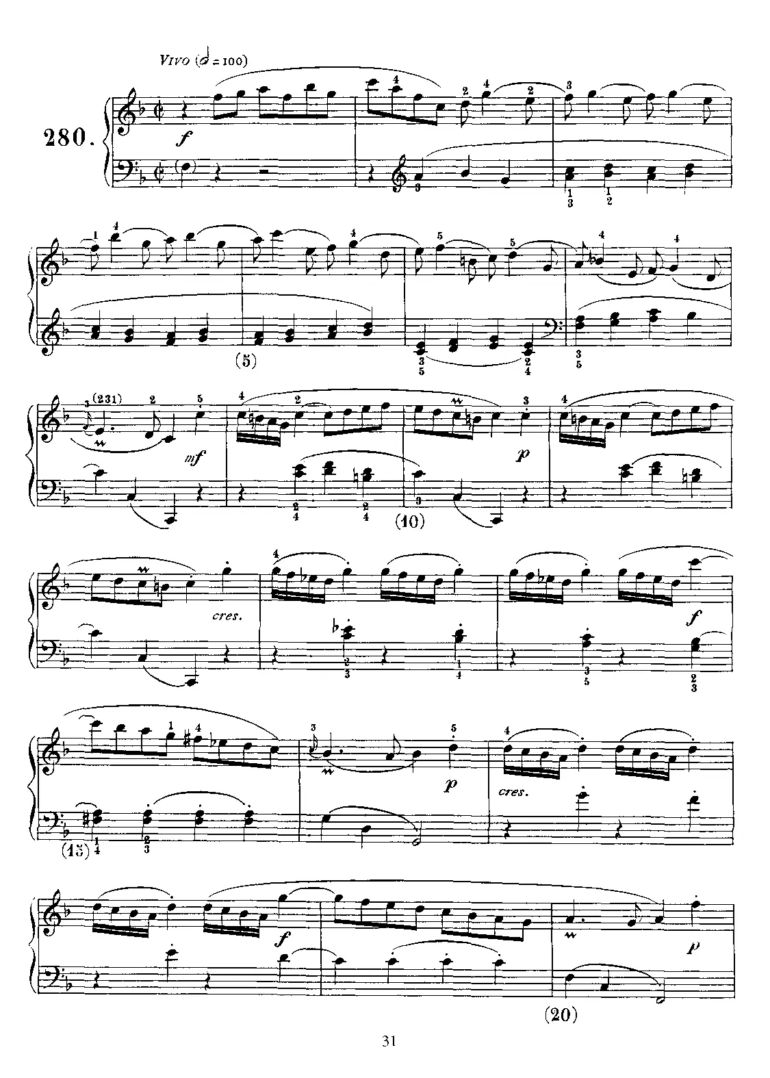 Keyboard Sonata in F major - Page 1