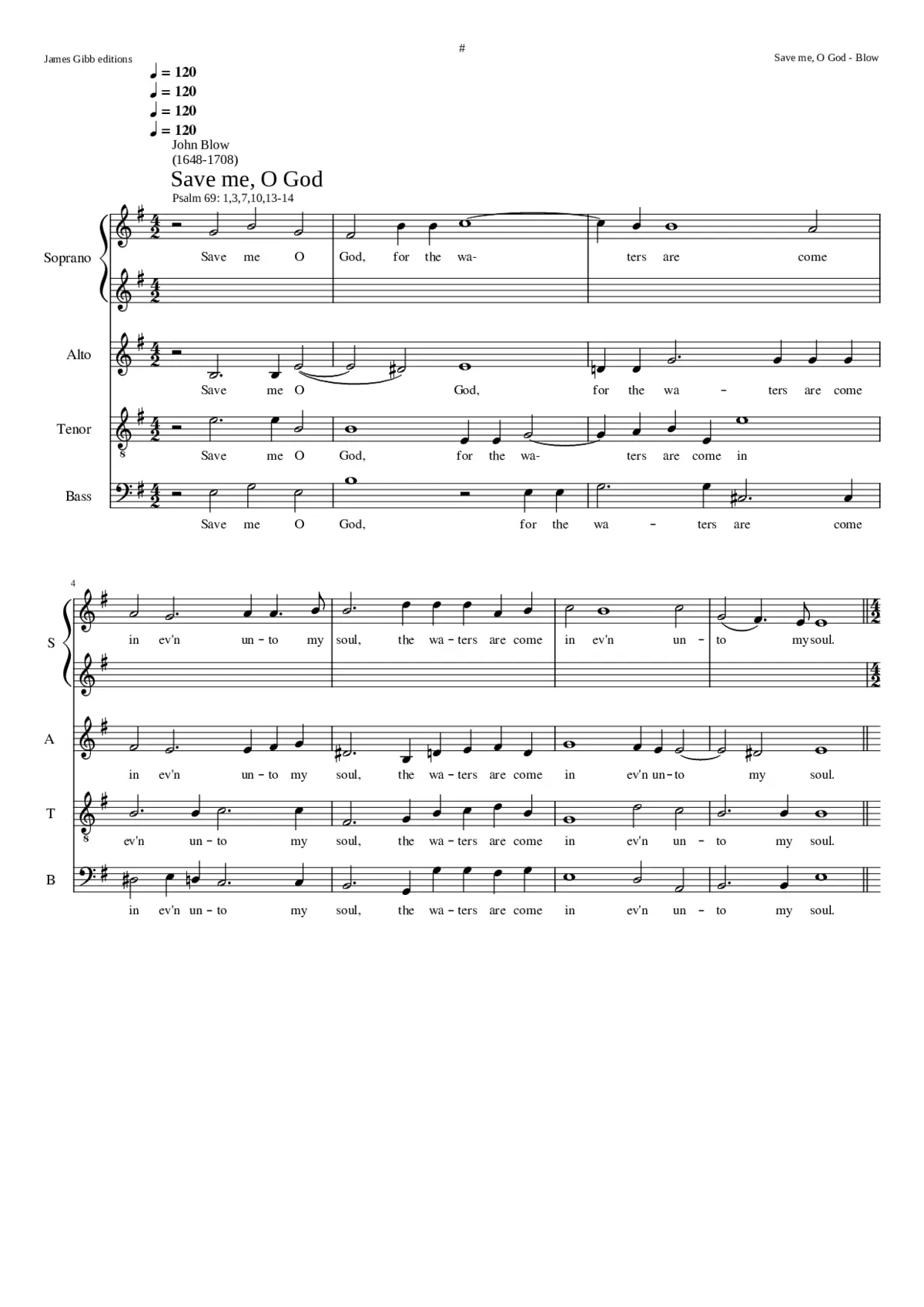 Save me O God - Page 1