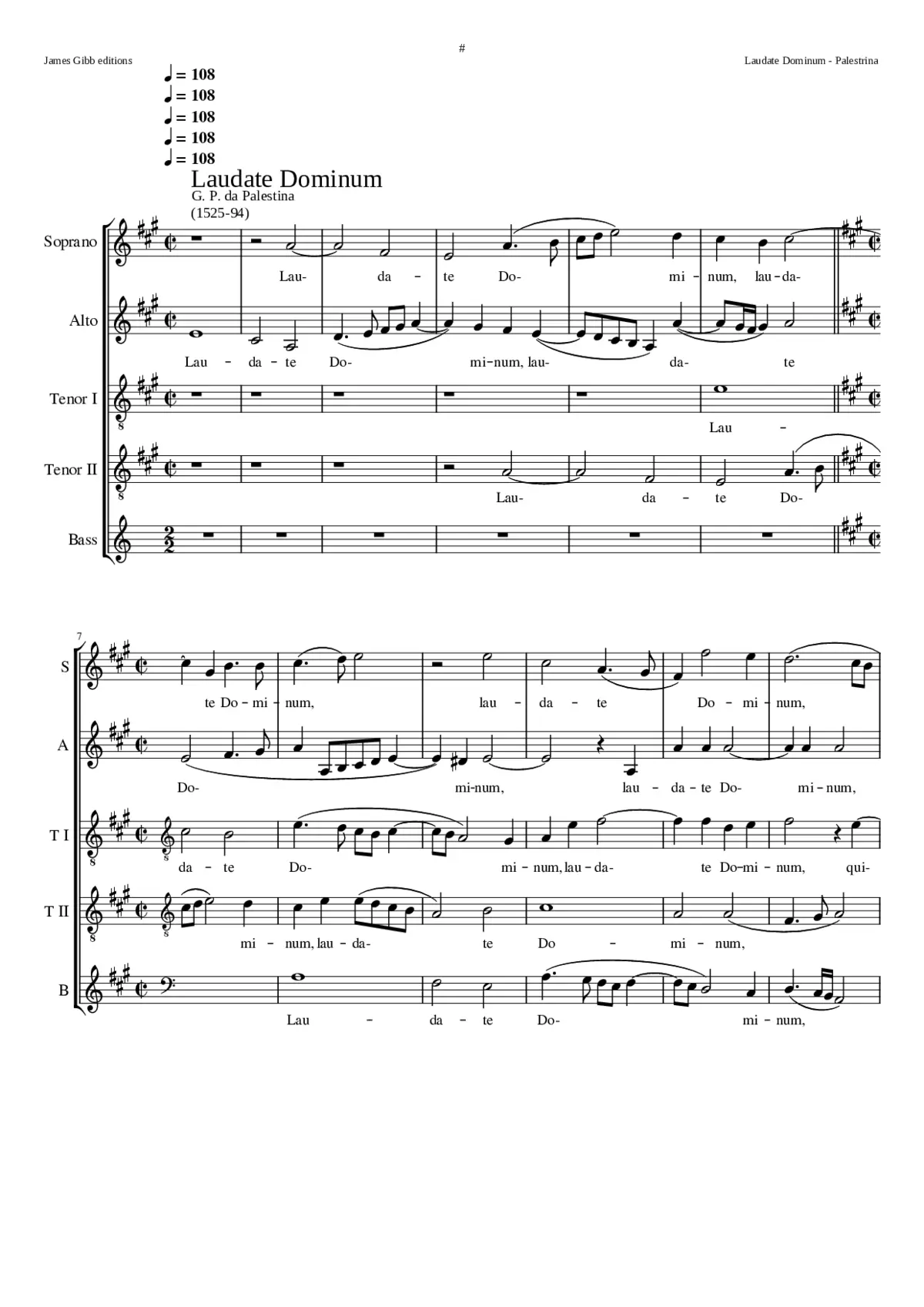 Laudate Dominum - Page 1