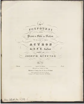 Potpourri for Flute or Violin and Piano No.39