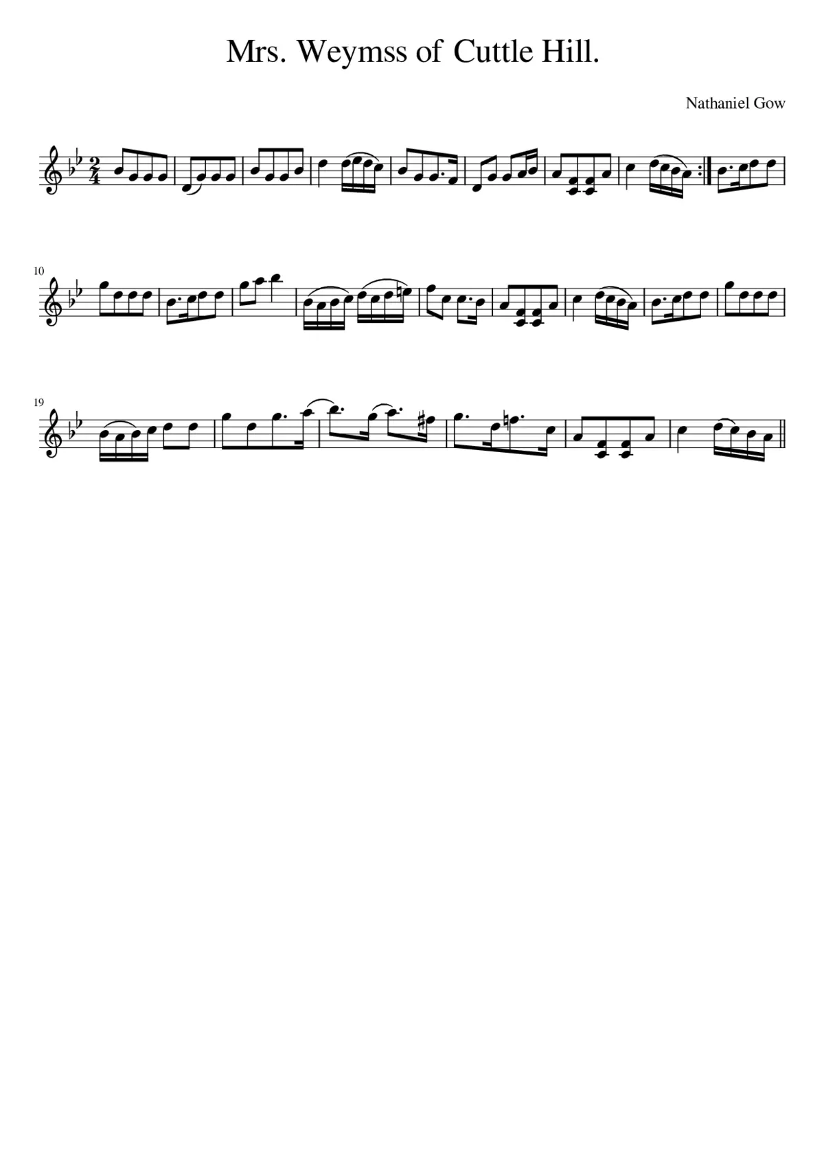 Mrs. Weymss of Cuttle Hill. - Page 1