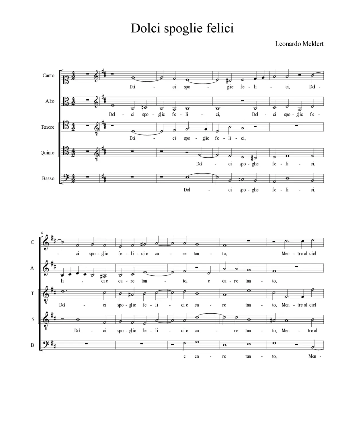Dolci spoglie felici - Page 1