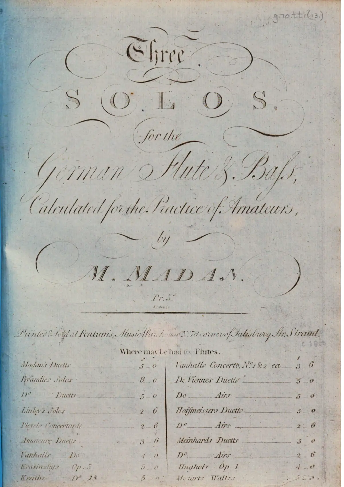 3 Flute Solos - Page 1
