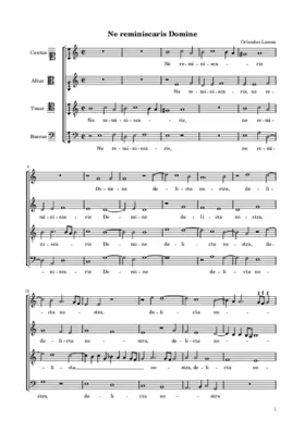 Ne reminiscaris Domine