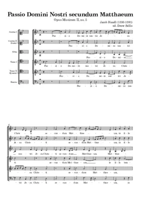 Passio Domini nostri secundum Matthaeum