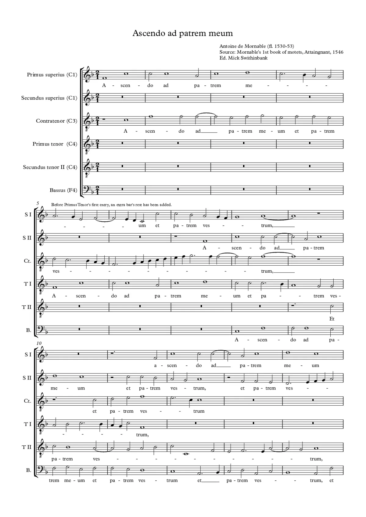 Ascendo ad patrem meum - Page 1