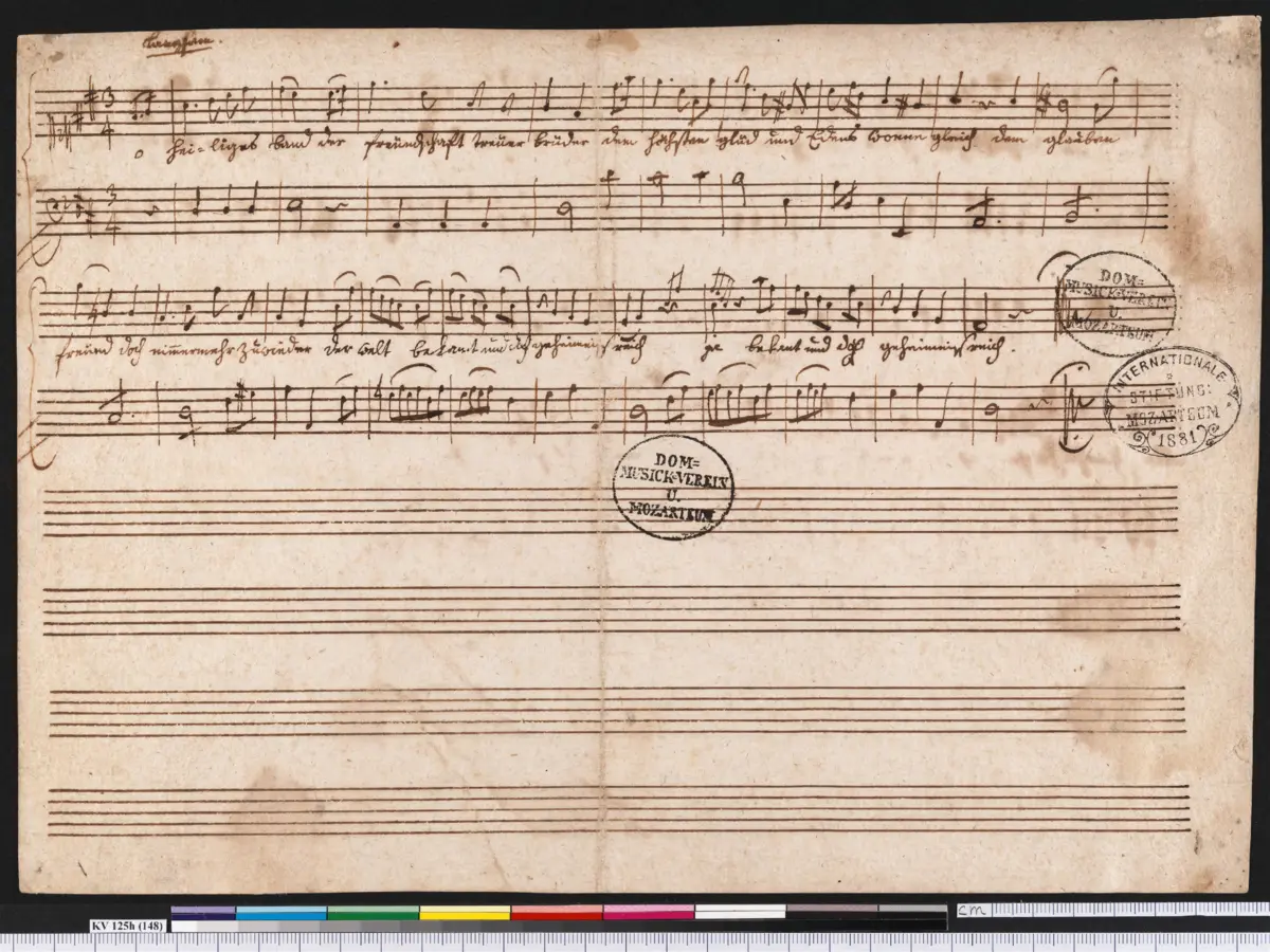 Lobegesang auf die feierliche Johannisloge - Page 1