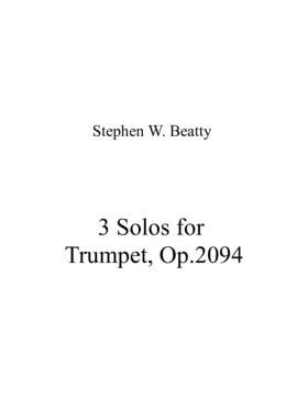 3 Solos for Trumpet