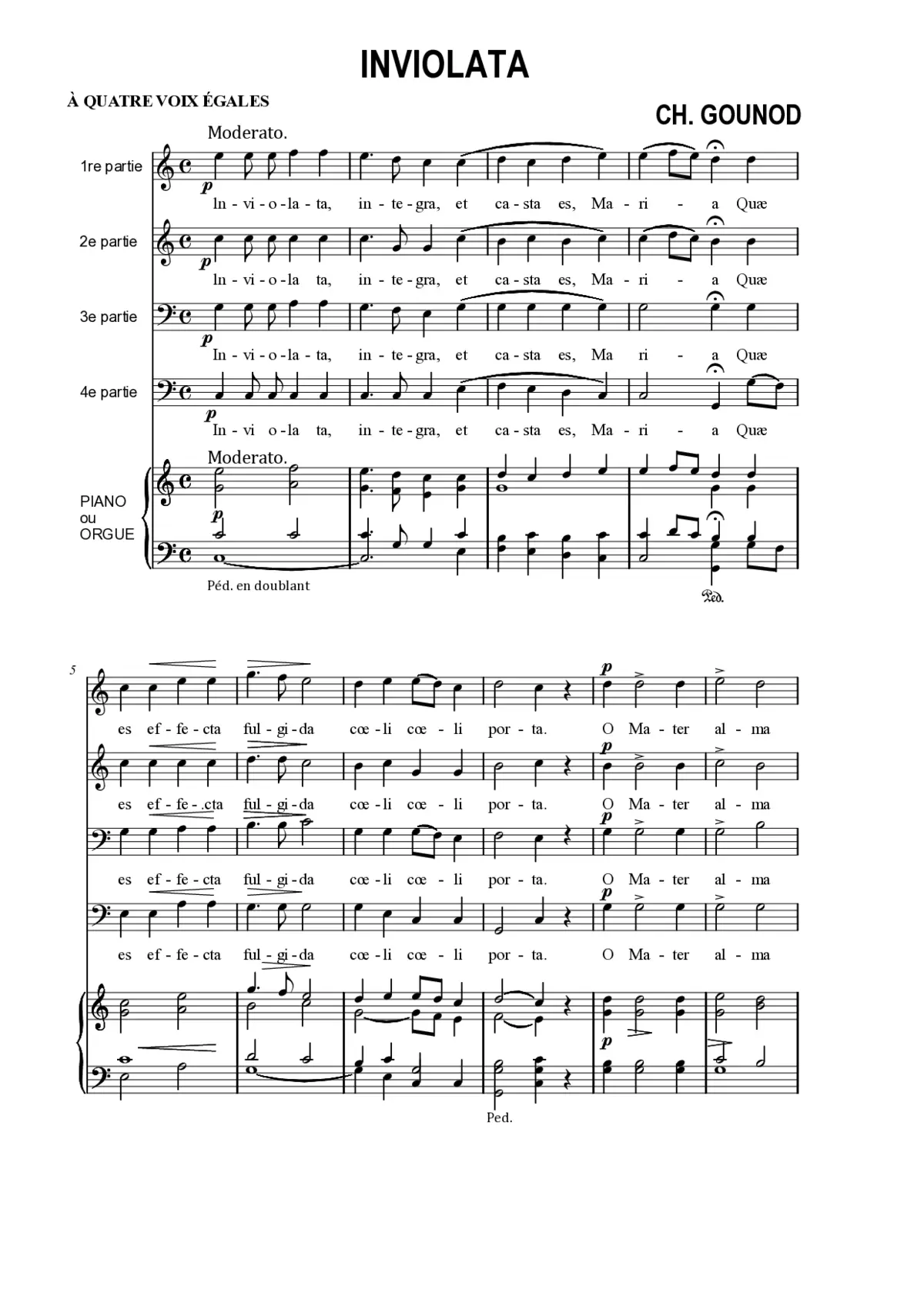 Inviolata, CG 124 - Page 1