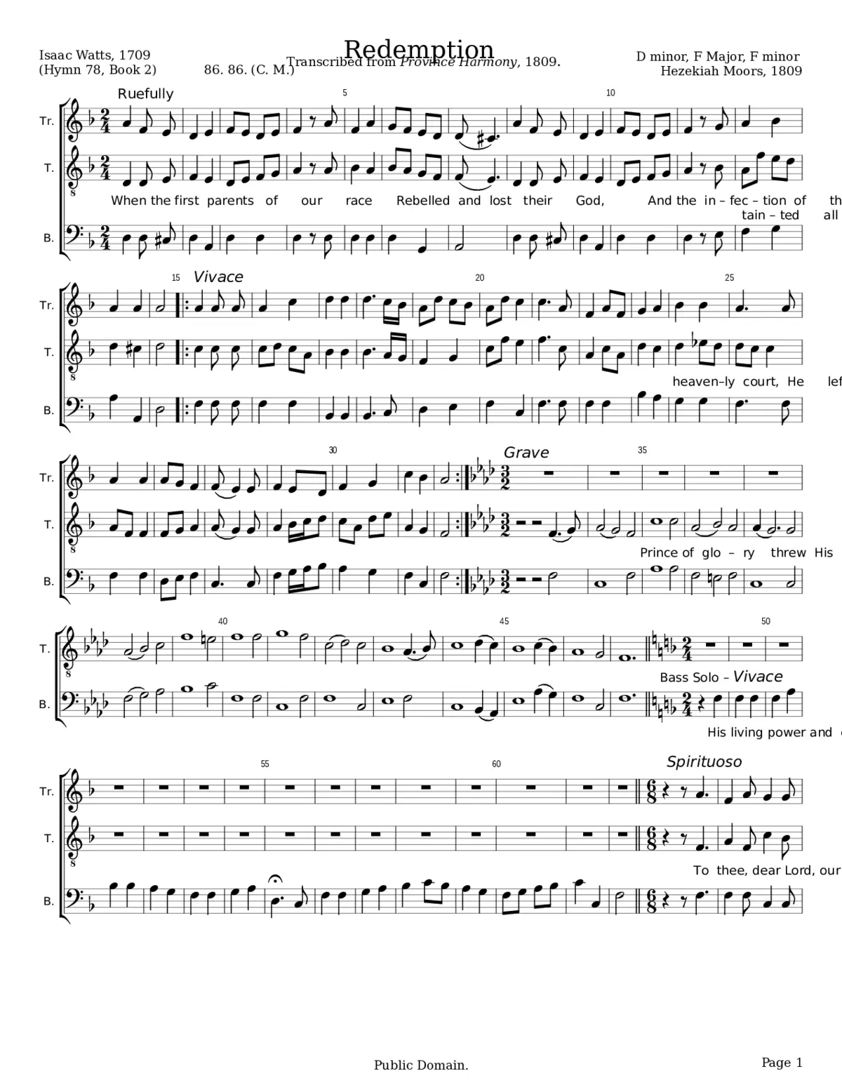 Redemption - Hezekiah Moors - Page 1