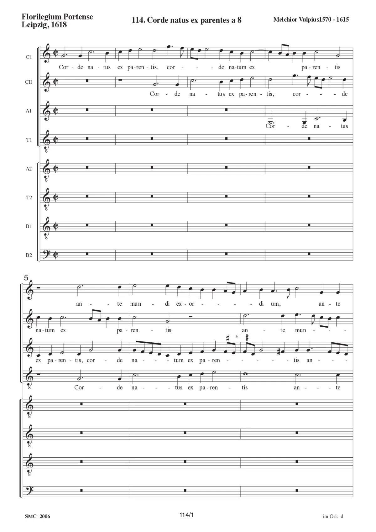 Corde natus - Page 1