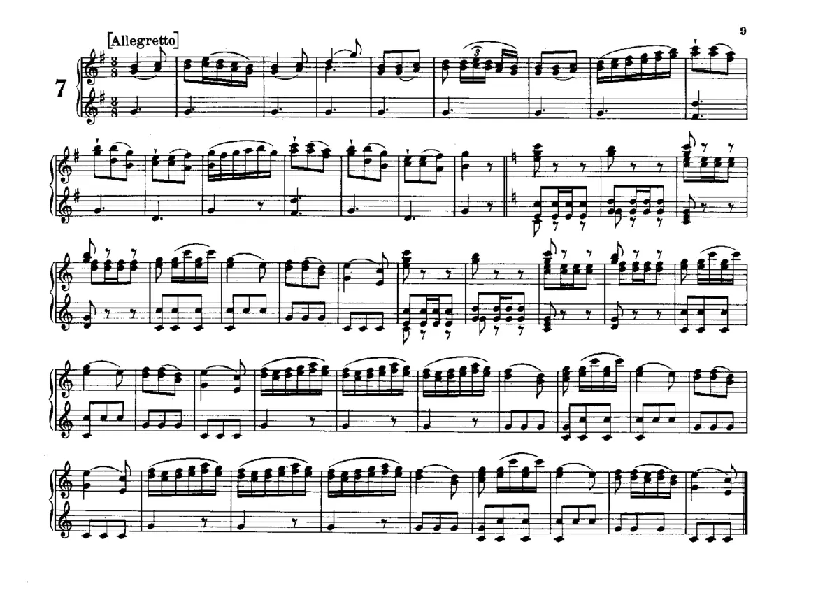 Flötenuhr in G major, Hob.XIX:21 - Page 1