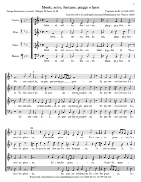 Monti, selve, fontane, piagge e fassi