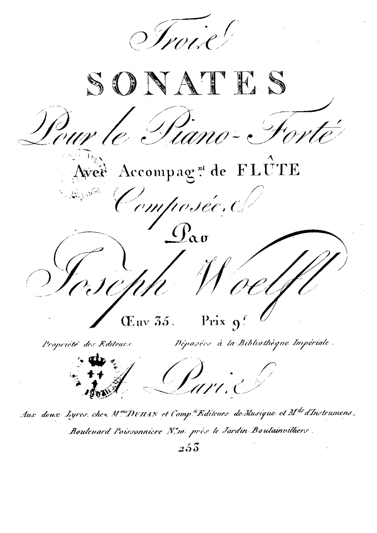 3 Flute Sonatas - Page 1