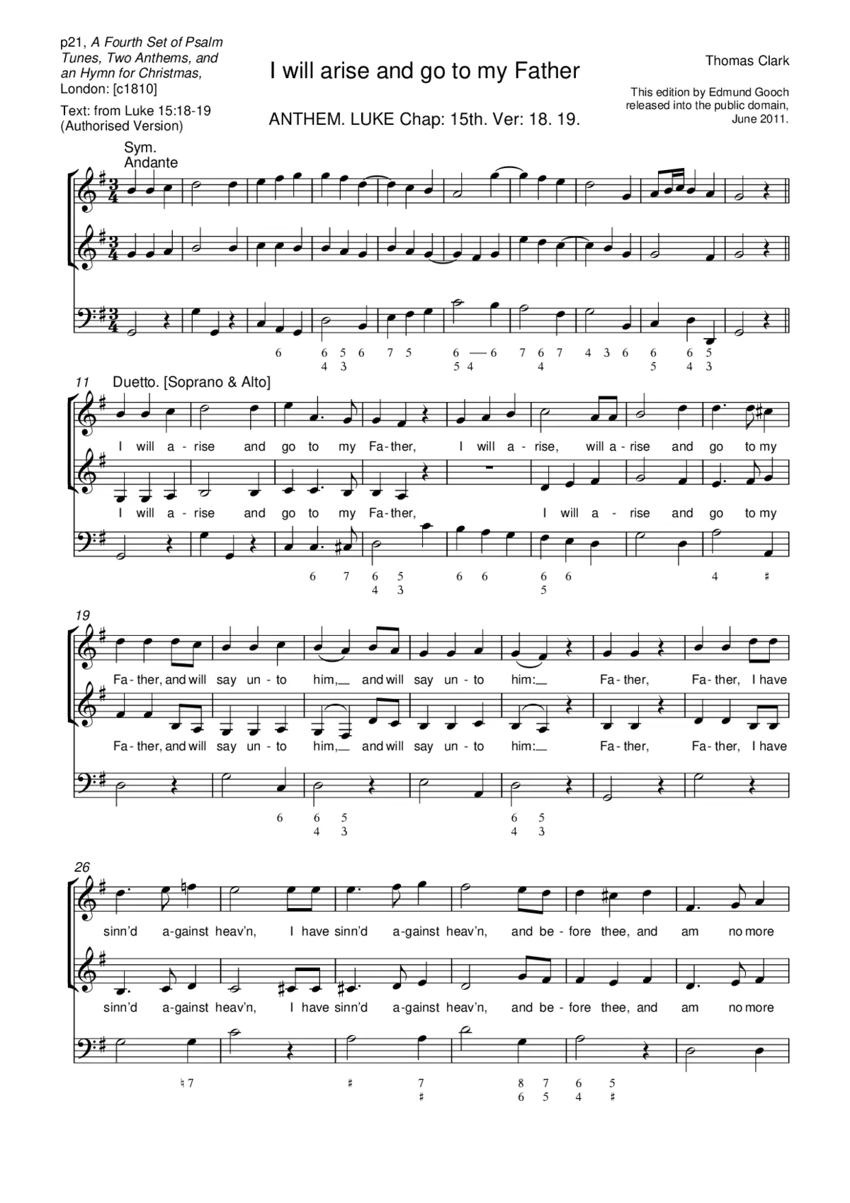 I will arise and go to my Father - Page 1