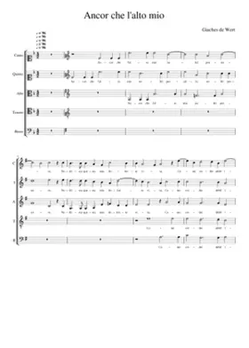 Ancor che l'alto mio