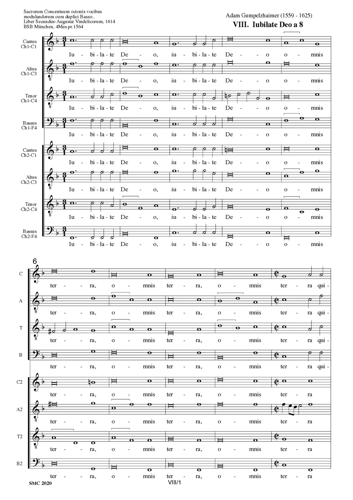 Iubilate Deo - Page 1