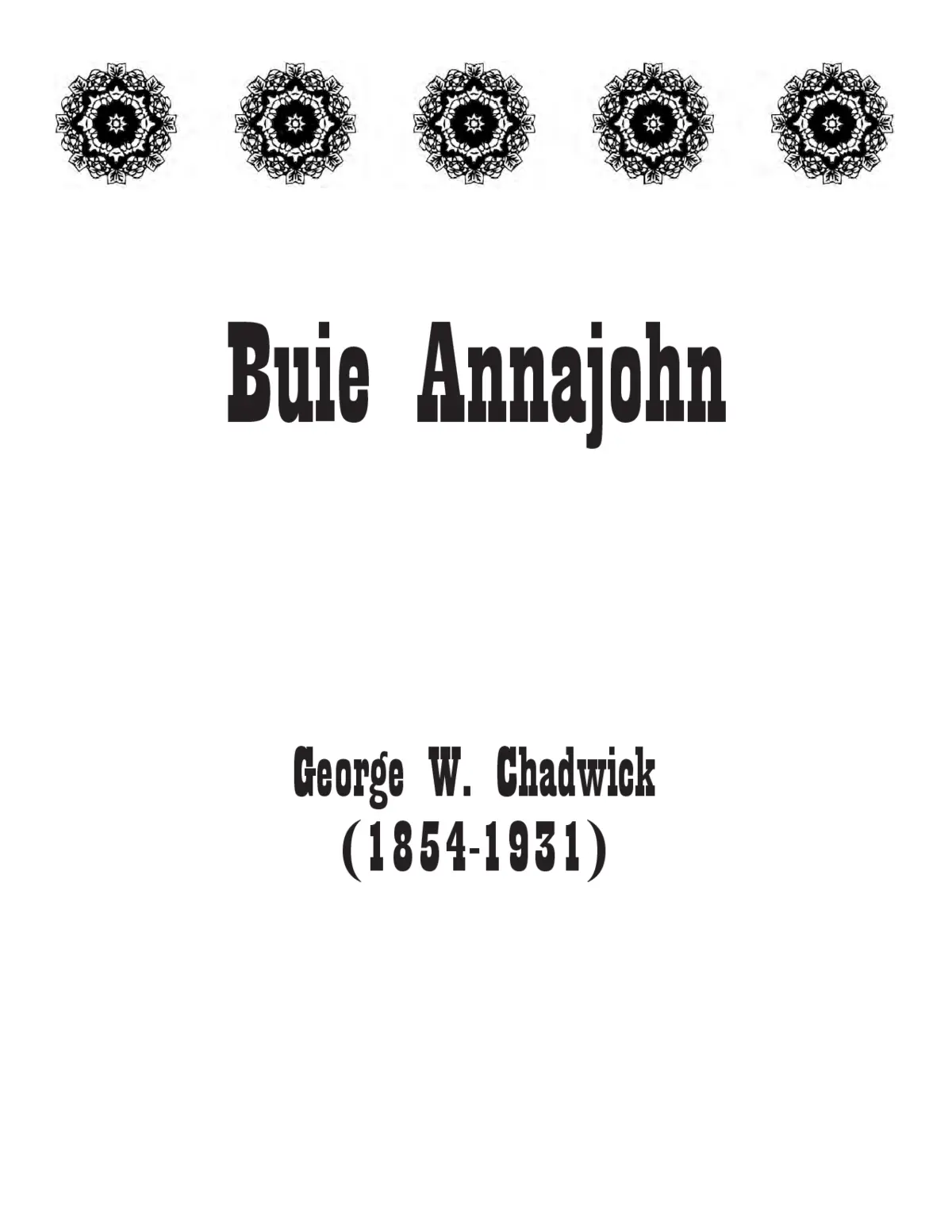 Buie Annajohn - Page 1