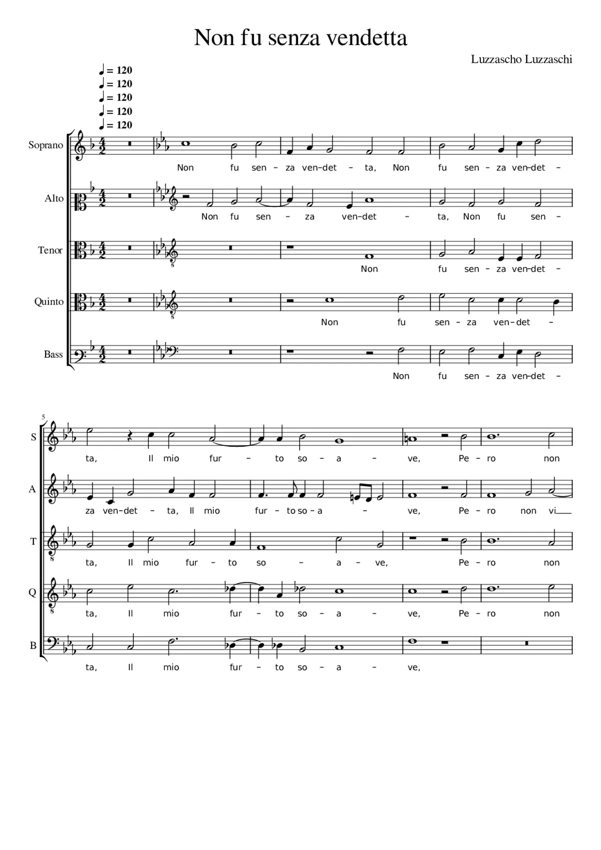 Non fu senza vendetta - Page 1