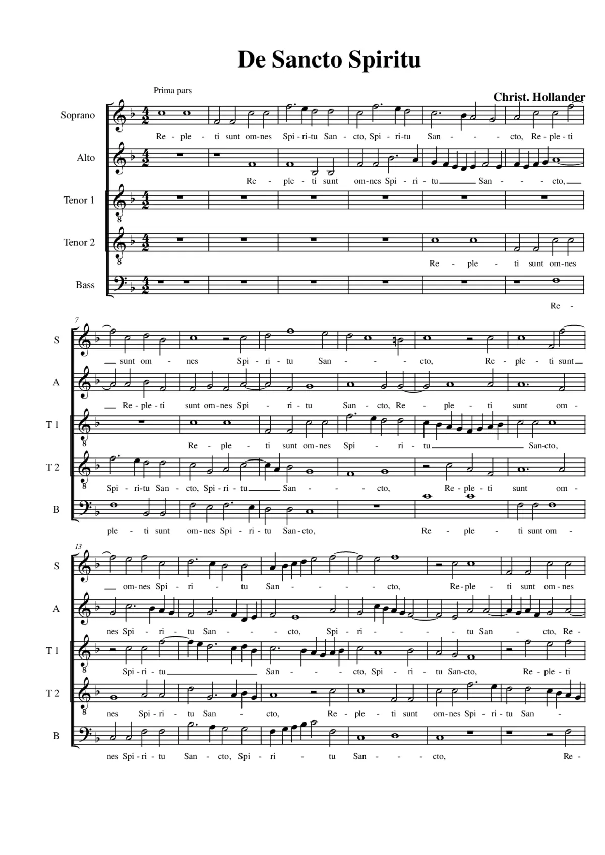 De Sancto Spiritu - Page 1