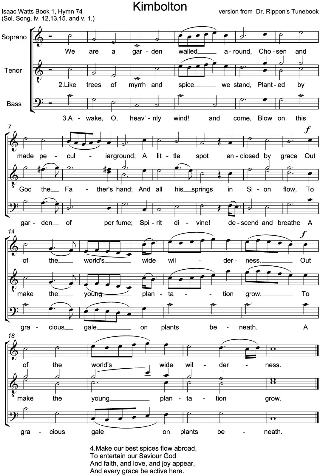 Kimbolton (We are a garden) - Page 1