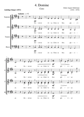 Domine Jesu Christe (4 from 'Andliga sånger')