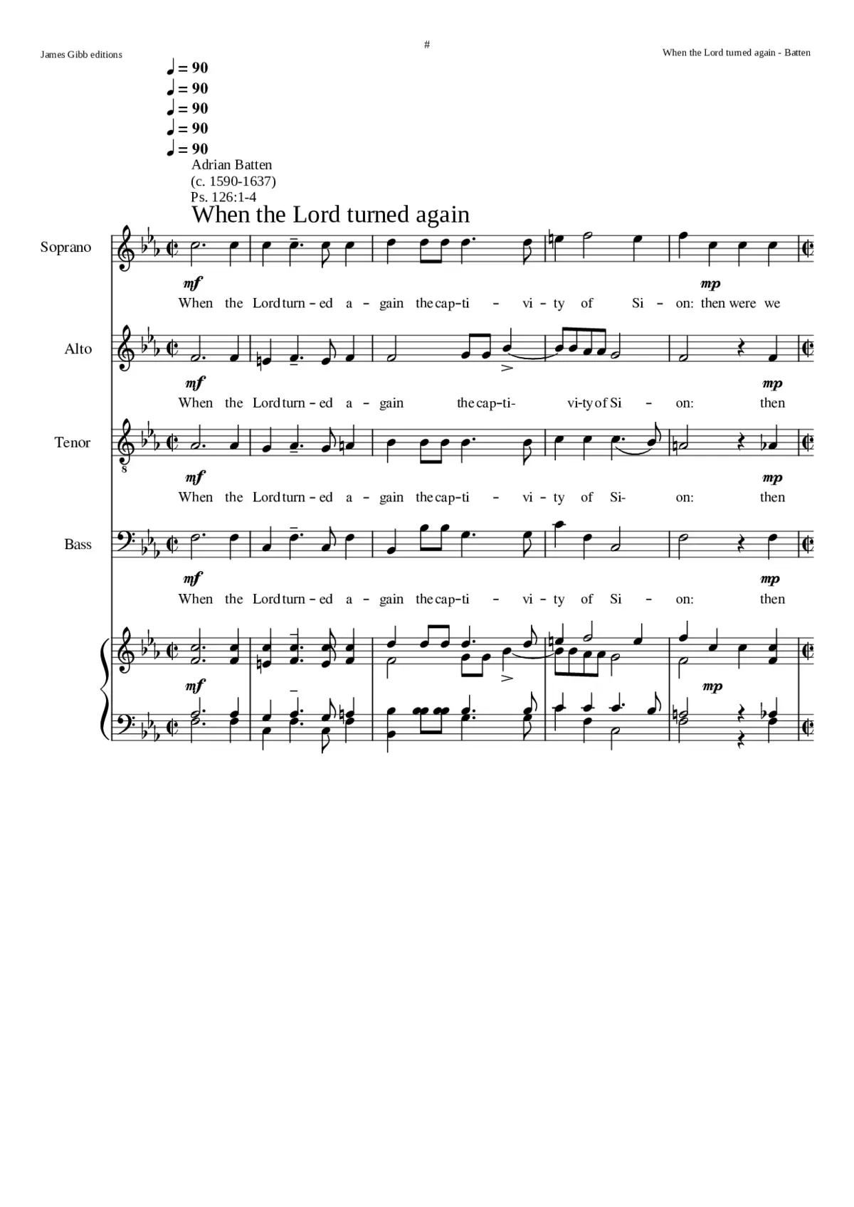 When the Lord turned again - Page 1