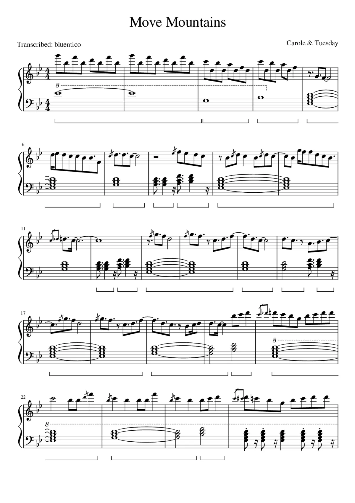 carole and tuesday - move mountains - Page 1