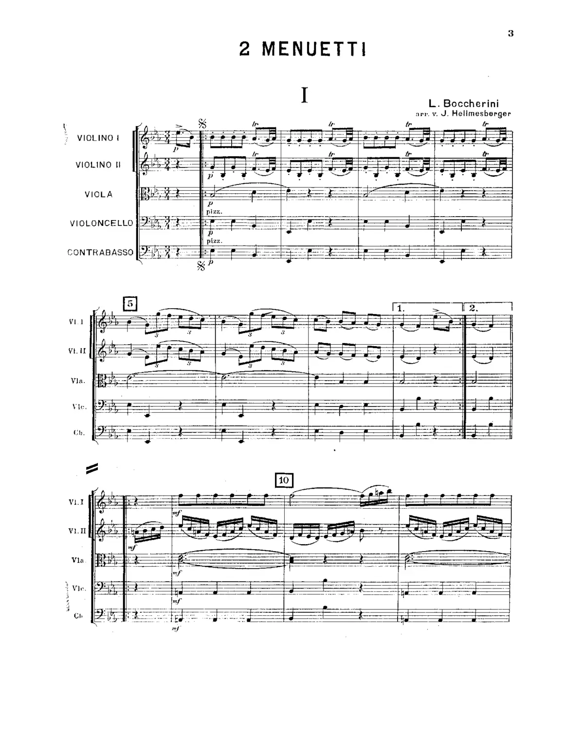 2 Minuets - Page 1