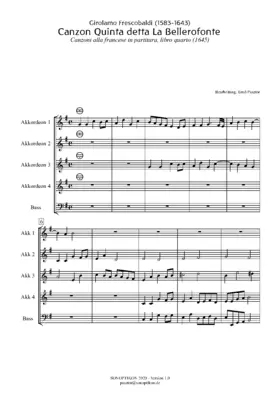 Canzon Quinta detta La Bellerofonte