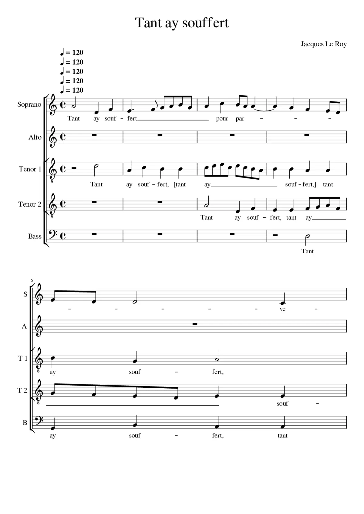 Tant ay souffert - Page 1